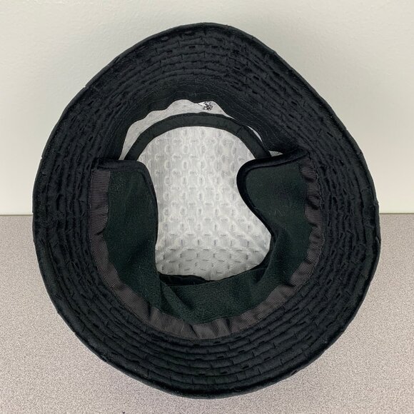Kangol Dash Quilted Bin w/ Earflaps Black Bucket Hat